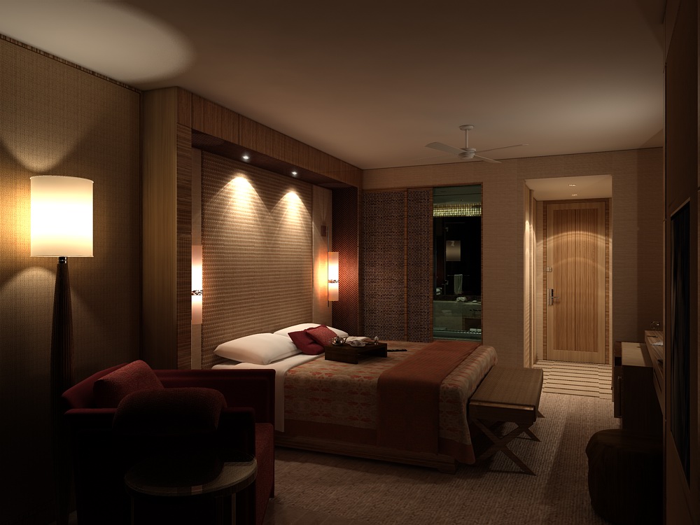 interior bedroom lighting