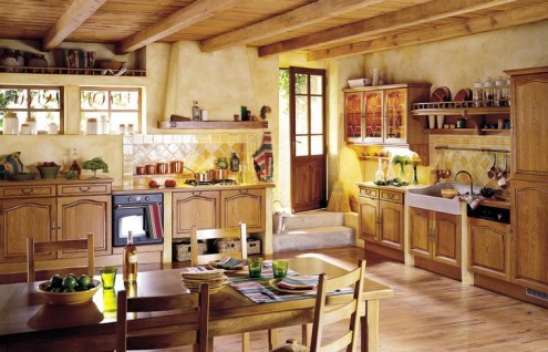 french provincial kitchen