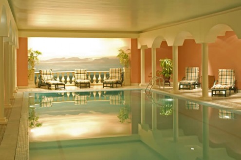 indoor pool and spa