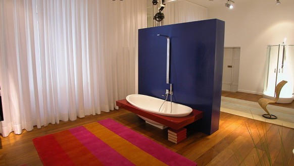 designer shower tub
