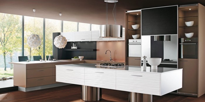 brown kitchen | Interior Design Ideas