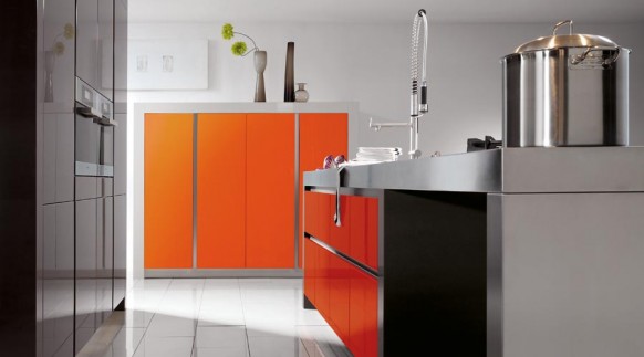 grifflos orange kitchen