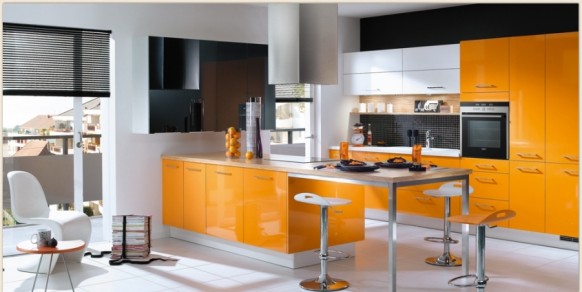 mobalpa orange kitchen design
