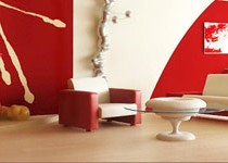 red-white-living-room