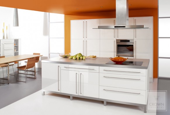 rialto orange kitchen