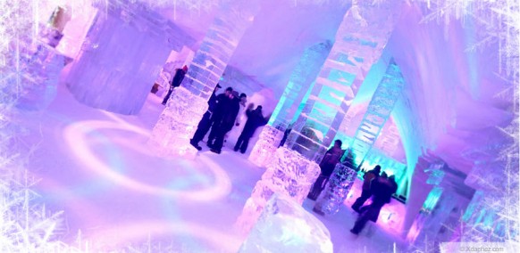 ice hotel lobby