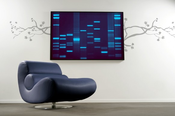DNA art for living room