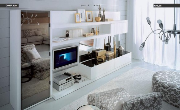 white-mirrored-livingroom