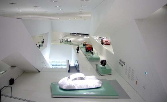 porsche museum interior view