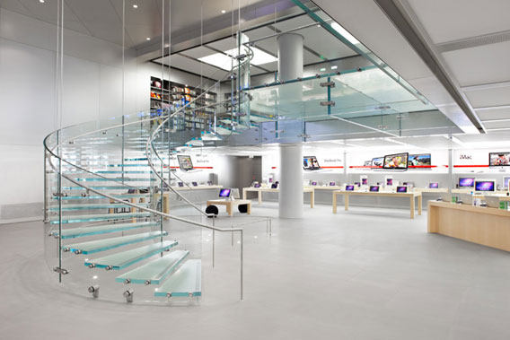 Apple store-interior view