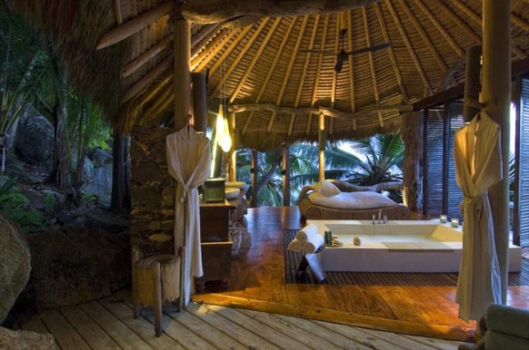 Private Island Seychelles - bath