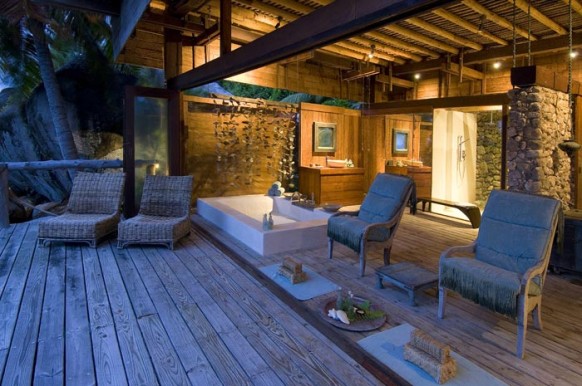 Private Island Seychelles - the deck
