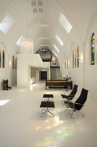 church remodeled- lounge area