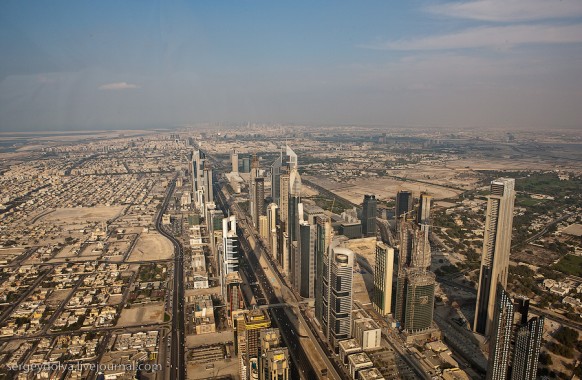 city of dubai - aerial view