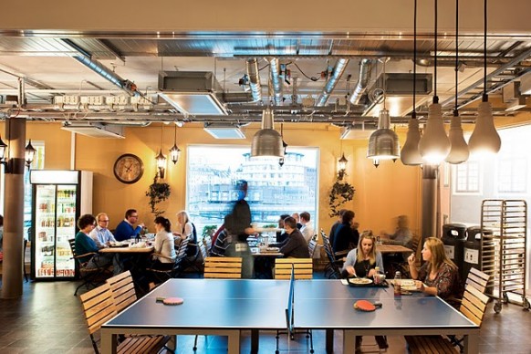 google stockholm office - cafe