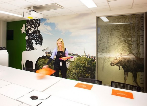 google stockholm office - conference area