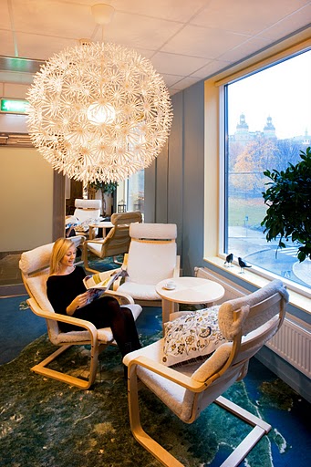 google stockholm office - informal discussion area