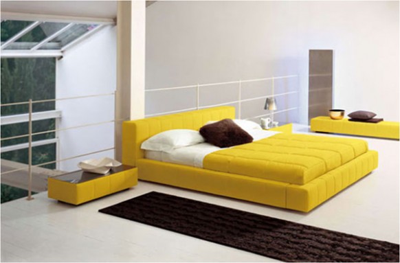 yellow-bed
