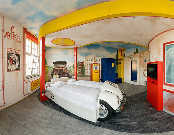 Amazing Car Themed Rooms of V8 Hotel, Germany