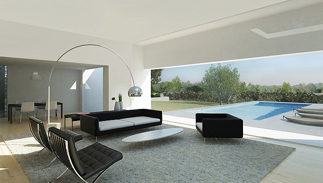 designer living room