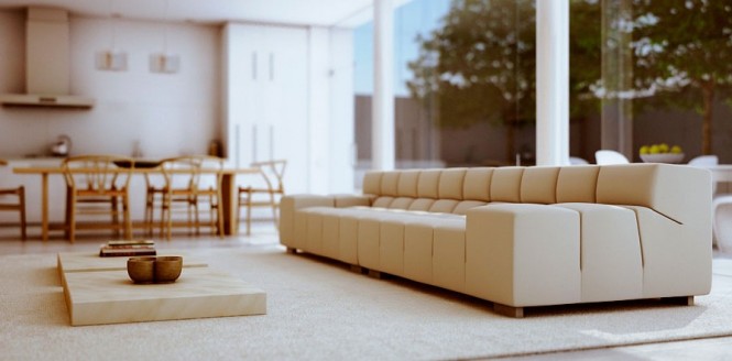 modern living room couch