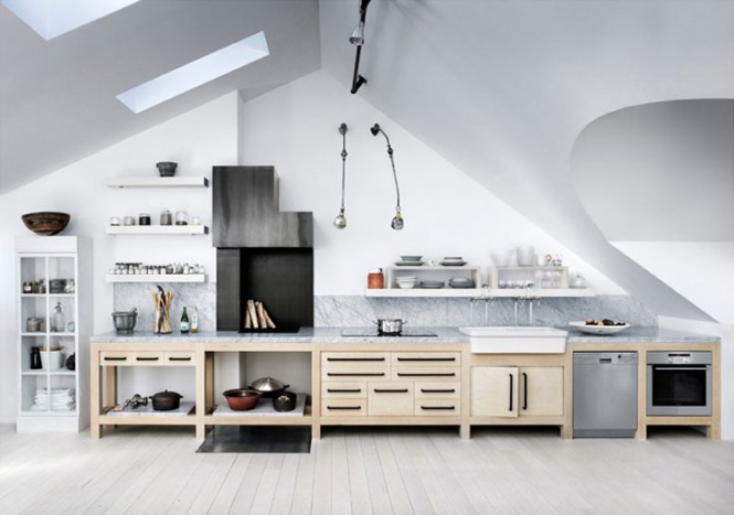 modern scullery kitchen