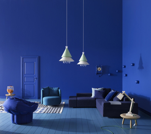 colour interiors interior royal living decor splashes designing cool cobalt modern paint rooms