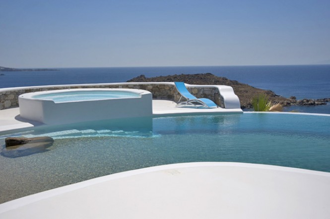 greece villa pool