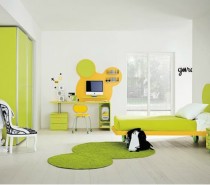 semi-cartoon color kids bedroom