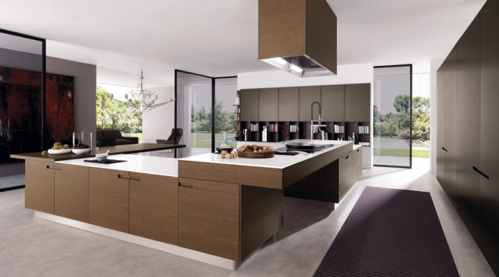 kitchen design with no walls
