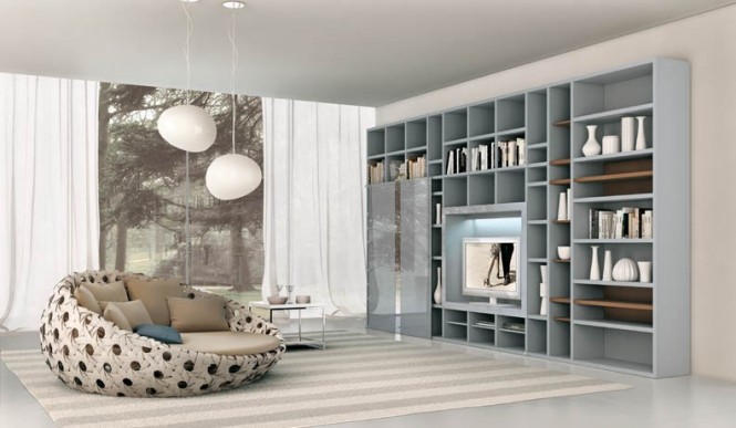 Shelves Soft Blue Grey