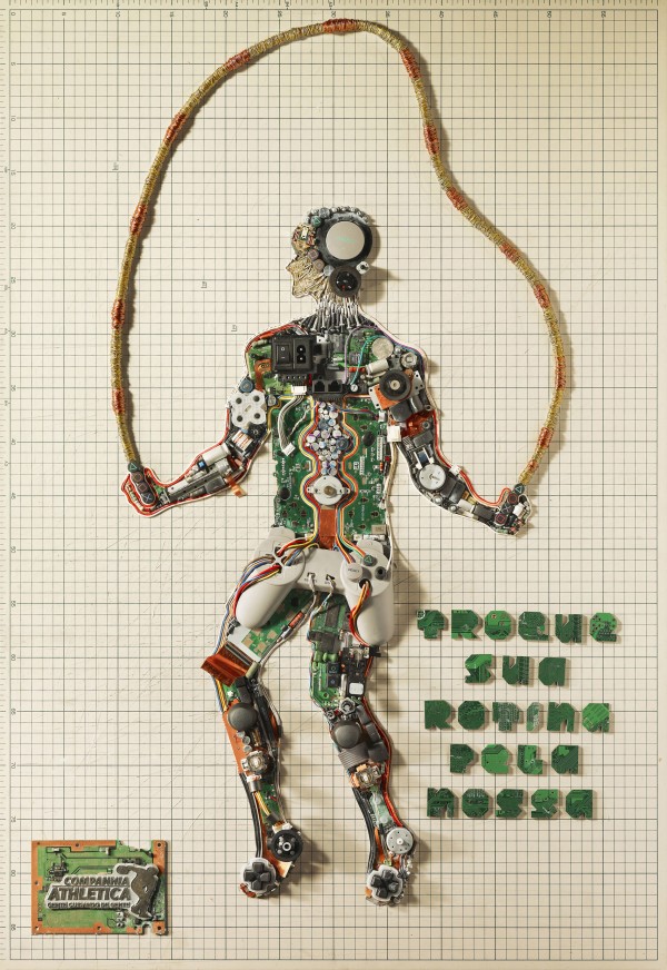 Stunning Wall Art created from Electronic Components