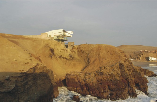 house on cliff