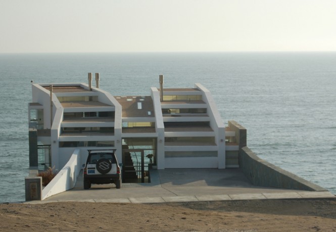 house overlooking ocean