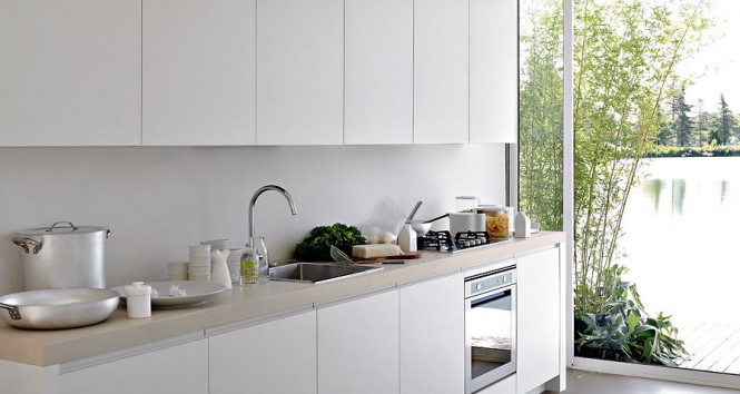 White Kitchen With Great Natural Lighting