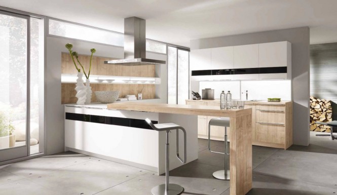 white-kitchen-wooden-counter-top