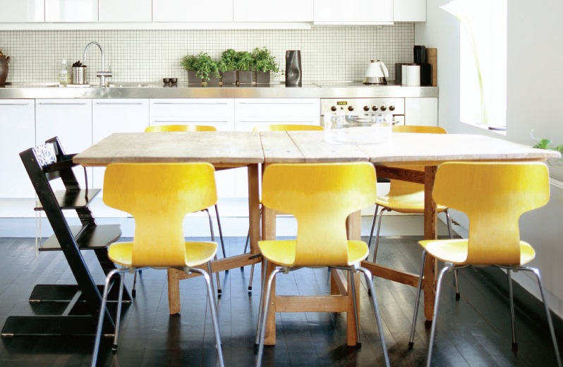 43 yellow dining chairs | Interior Design Ideas