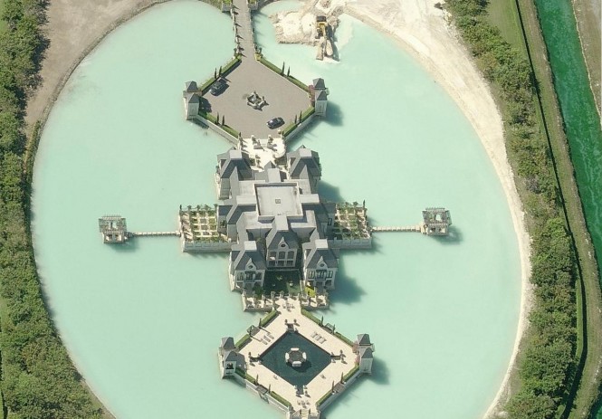 Charles Siegers Miami Castle with Moat
