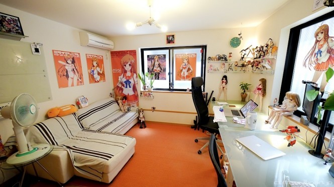 Manga office workspace