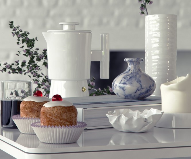 White dining render by BBB