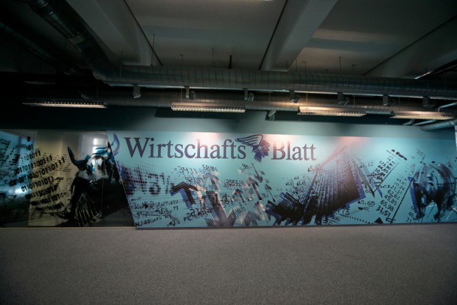 Wirtschaft Blatt Newspaper Office Wall Art