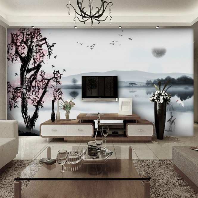 Chinese Landscape wall mural decal