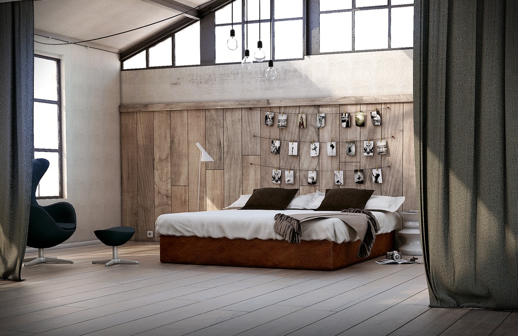 bedroom feature walls