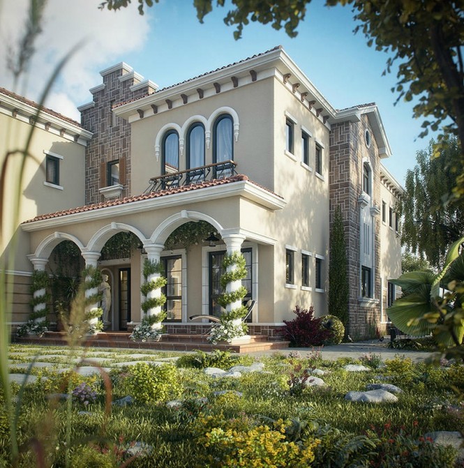 Tuscan Villa Dream home design