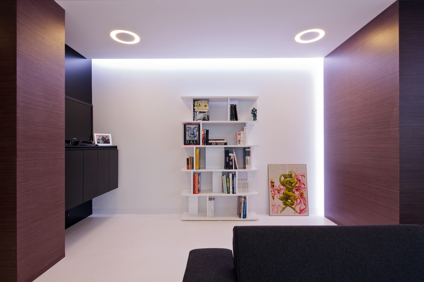 Living Room Bookcase Design