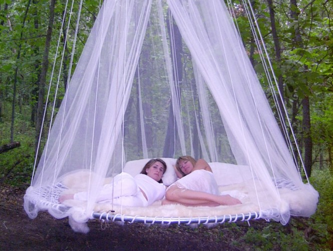 mosquito net outdoor bed