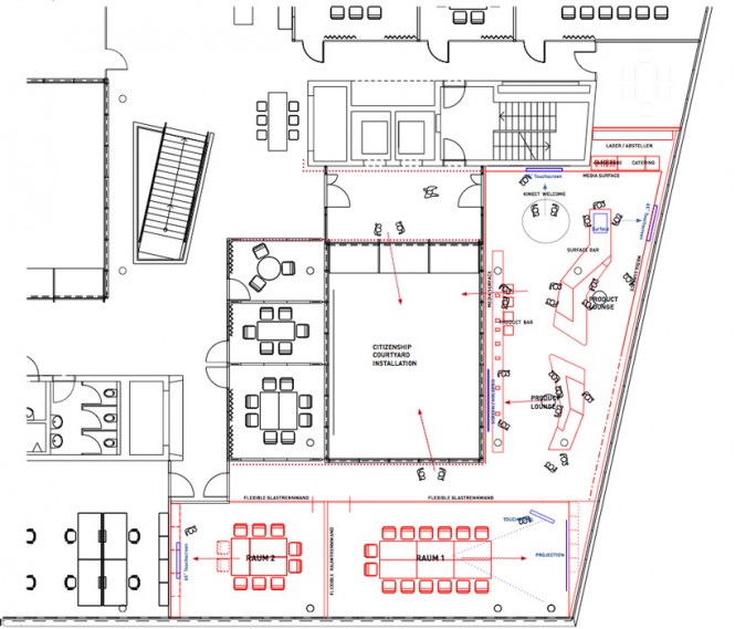 Meeting room floor plan