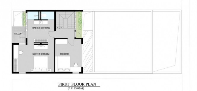 Modern floor plan