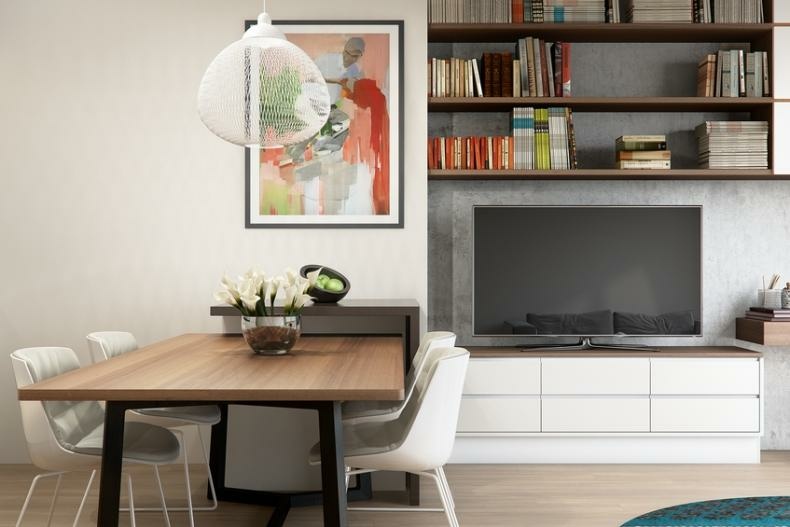 Bookshelf Tv Unit Interior Design Ideas