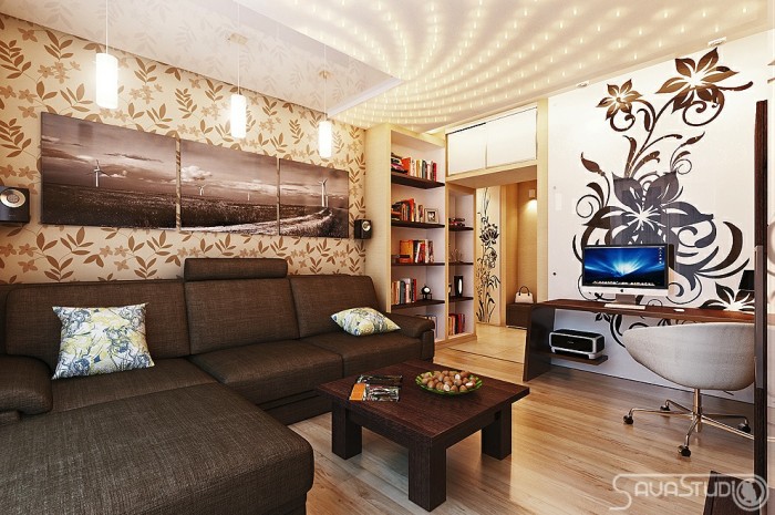 Modern living room scheme